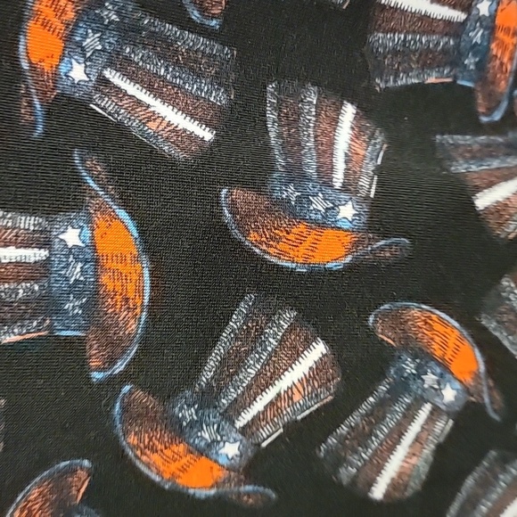 LuLaRoe Randy Patriotic Red White And Blue 4th Of July Shirt Size Large - Picture 4 of 5